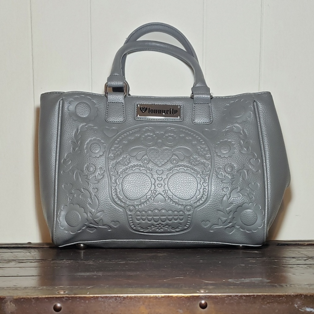 *SOLD*Sugar Skull Embossed Purse